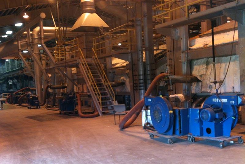combustion equipment used for steel furnace heatup